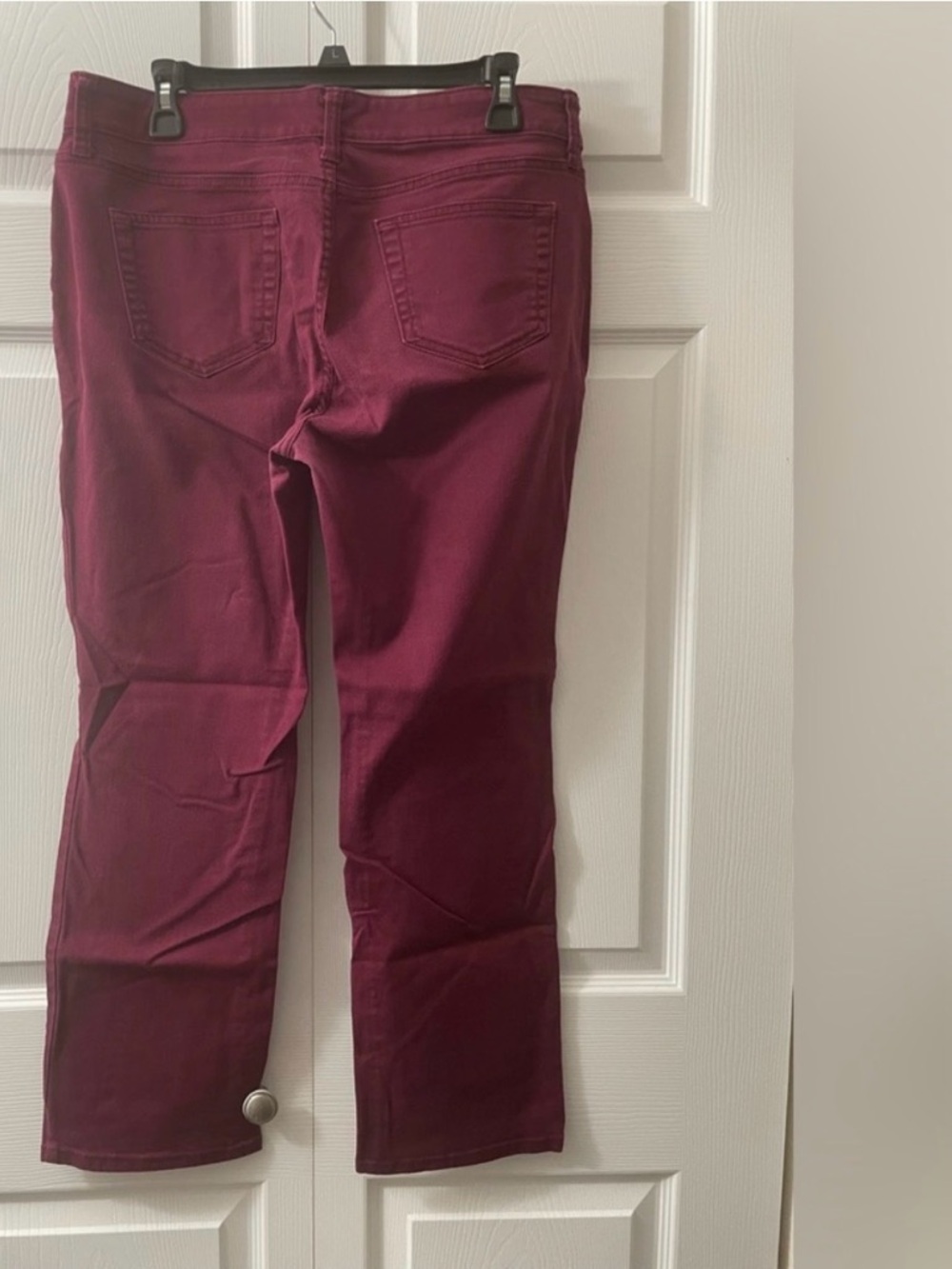 St. John's Bay Burgundy Straight Leg Pants